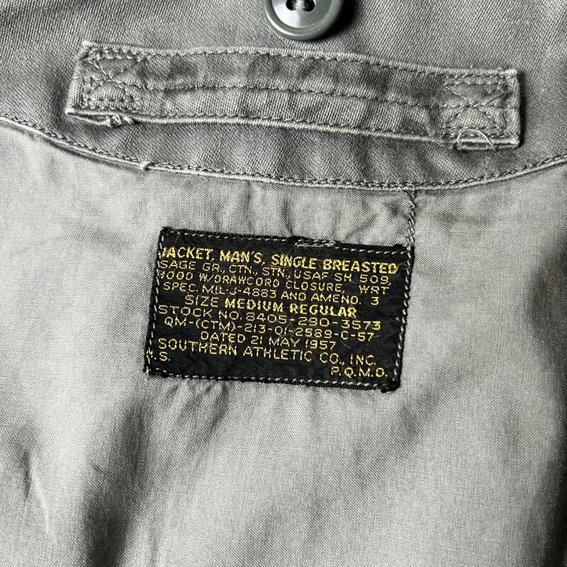 楽天市場】50s 黒タグ USAF 米軍実物 フィールド ジャケット M-R / 50