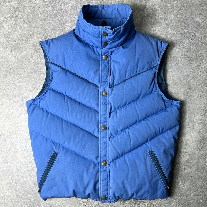 楽天市場】70s USA製 白タグ Woolrich ハイネック ダウン ベスト S