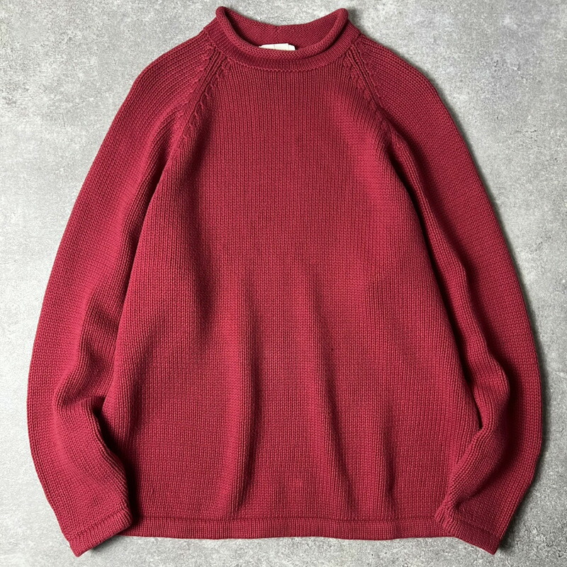 楽天市場】90s 巨人タグ J.CREW ロールネック コットン ニット