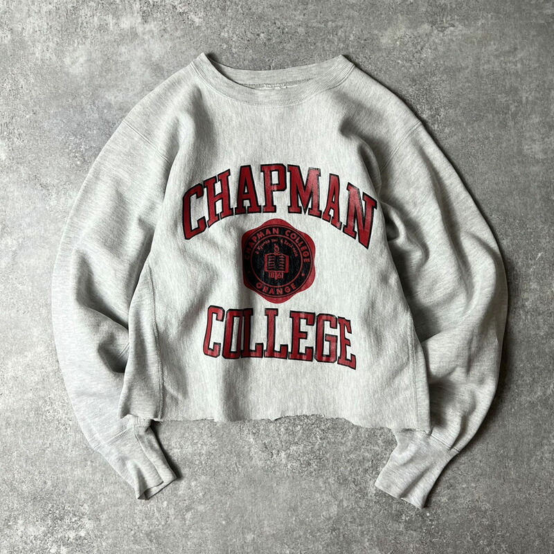 楽天市場】カットオフ 90s USA製 Champion 3段 カレッジ プリント