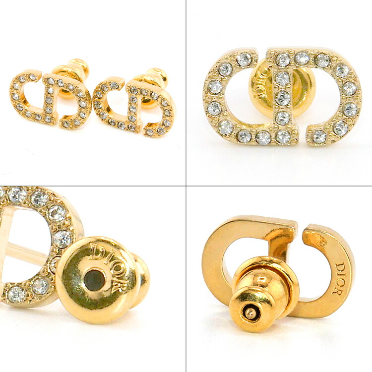 楽天市場】【ラッピング済】ディオール DPETIT CD ミニ スタッドピアス