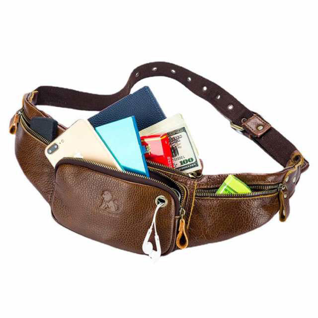 楽天市場】ウエストバッグ 本革 メンズ 2WAY 革 本革 レザー ボディ