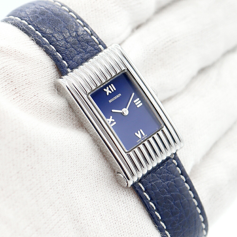 楽天市場】電池交換済 BOUCHERON ブシュロン リフレ 青 ブルー