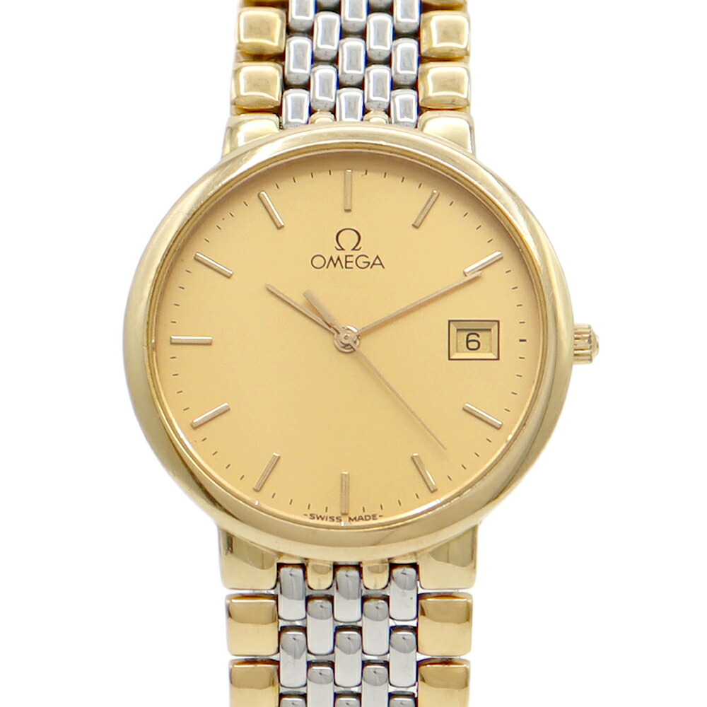 楽天市場】電池交換済 OMEGA オメガ DeVille デビル ゴールド SS