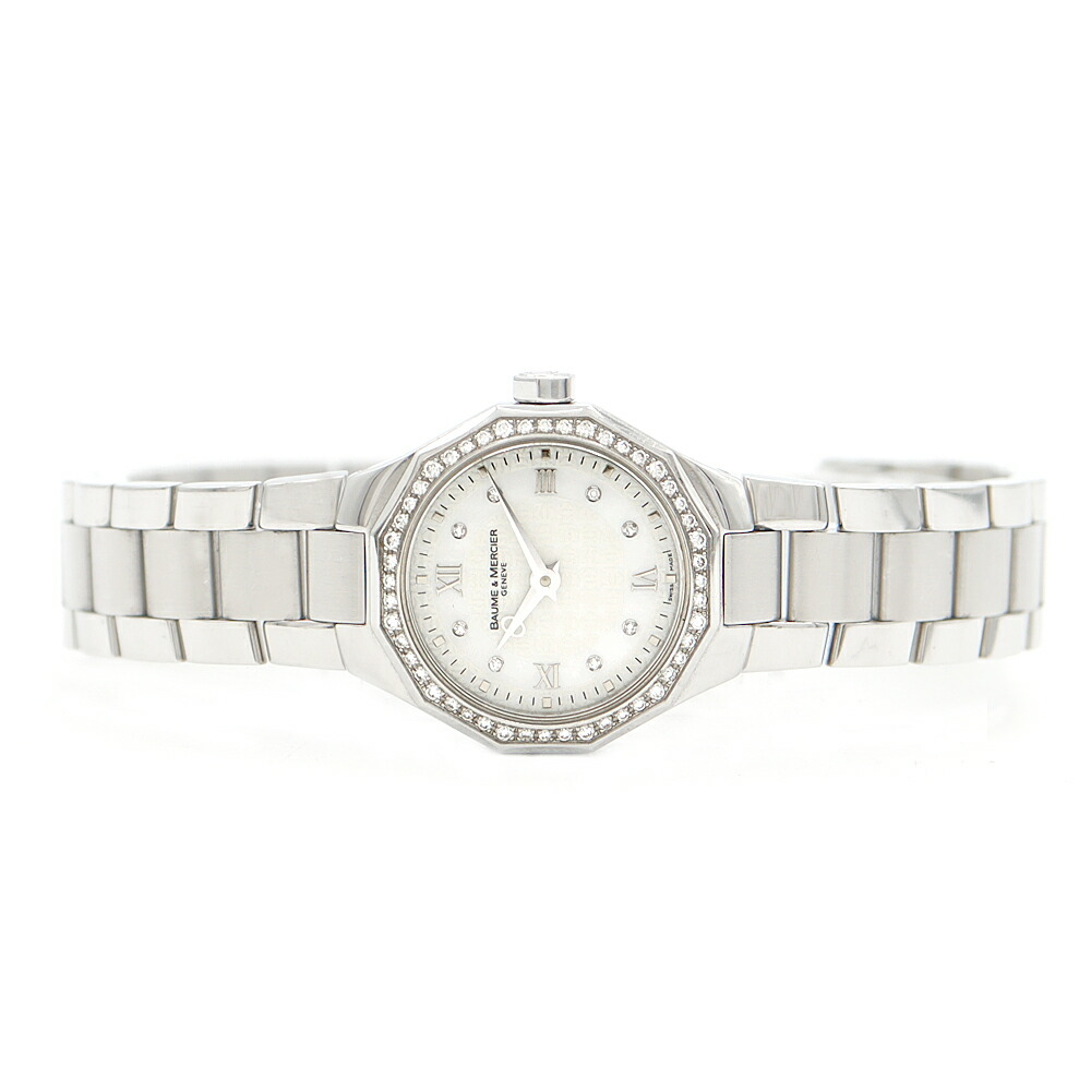 楽天市場】電池交換済 BAUME&MERCIER ボーム&メルシェ リビエラ ダイヤ
