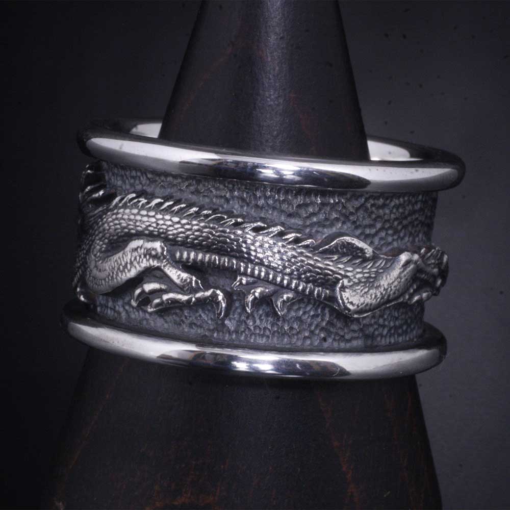 楽天市場】龍 リング 送料無料 龍頭 龍 指輪 大 シルバー ドラゴン 竜