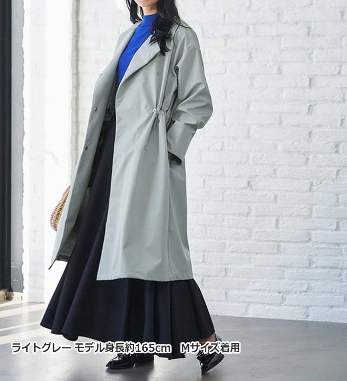 楽天市場】ロング丈ノーカラーコート レディース 春 コート ジャケット
