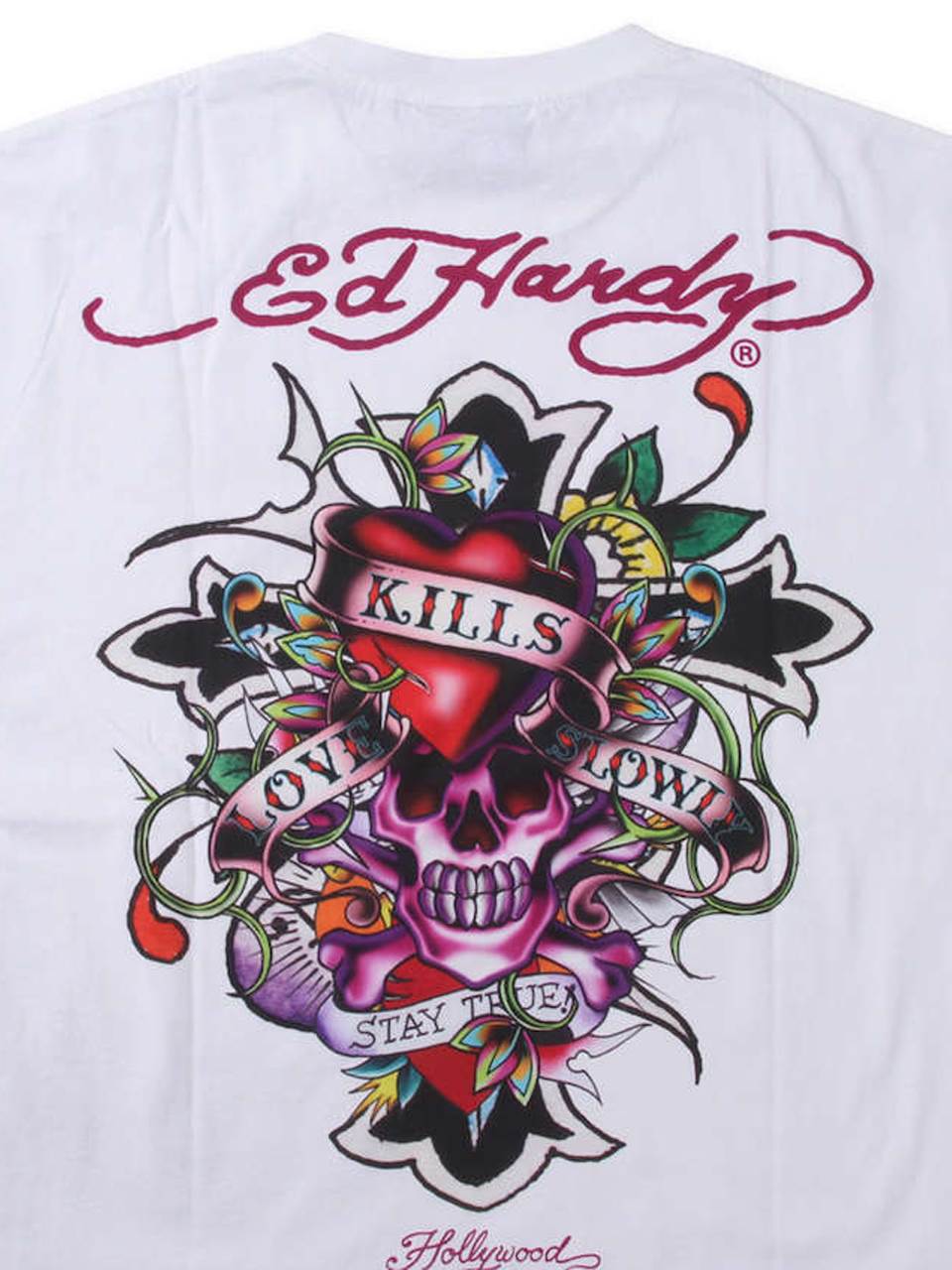 楽天市場】プリントTシャツ 大きいサイズ メンズ 半袖 ED HARDY ドクロ