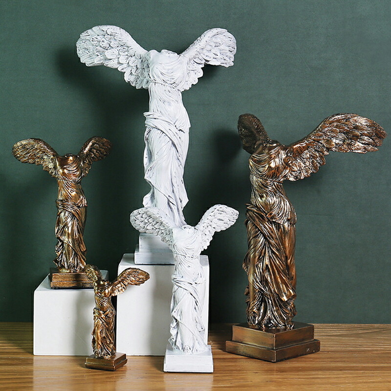 楽天市場】サモトラケ ニケ 石膏像 フィギュア 勝利の女神 インテリア