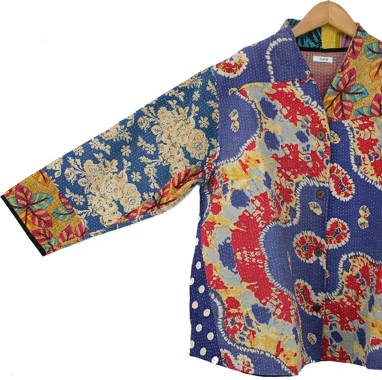 楽天市場】【送料無料】ラリーキルト Aラインジャケット 刺し子