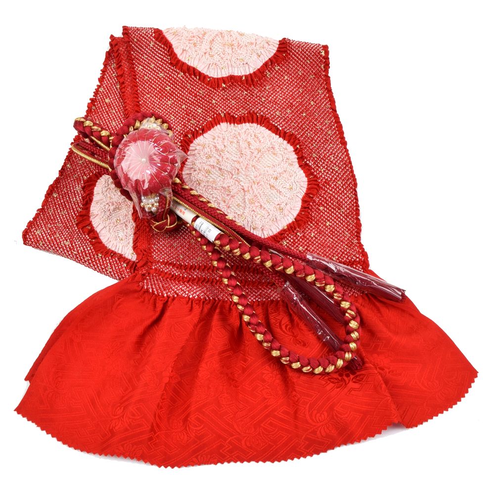 楽天市場】振袖用 帯締め帯揚げセット 赤 帯締め 帯揚げ 総絞り 成人式