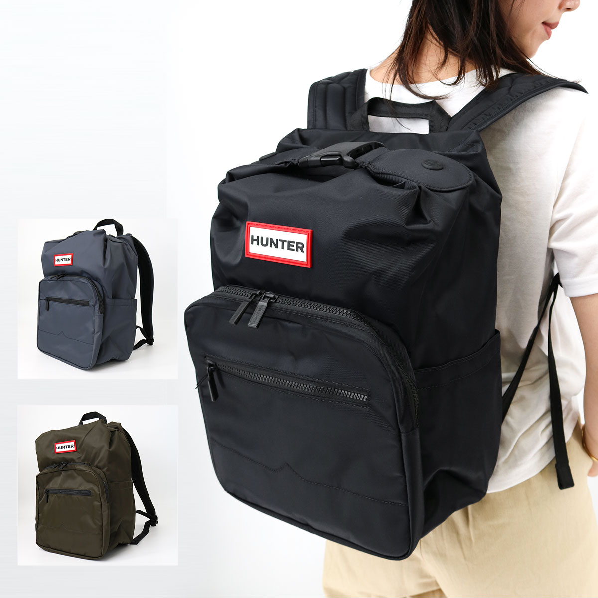 楽天市場】HUNTER ハンター ナイロン パイオニア ラージ トップ