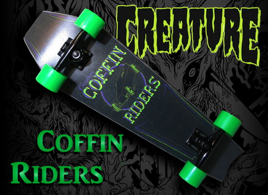 楽天市場】CREATURE クルーザー COFFIN RIDERS 8.0×27.75