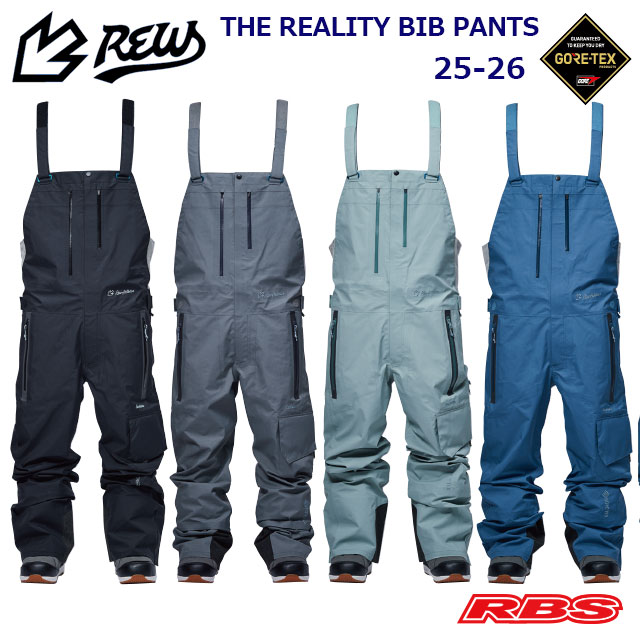 楽天市場】REW 25-26 REALITY BIB パンツ GORE-TEX ゴアテックス