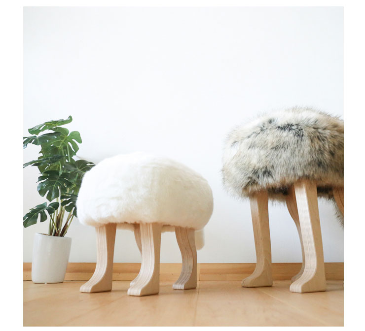 楽天市場】匠工芸 日本製 旭川家具 アニマルスツール ウルフグレー