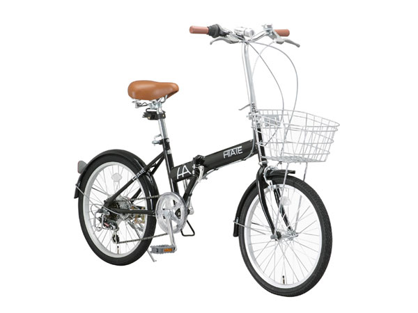 楽天市場】ハイエイト HIATE 折畳 自転車 HI-206-BK ブラック【送料