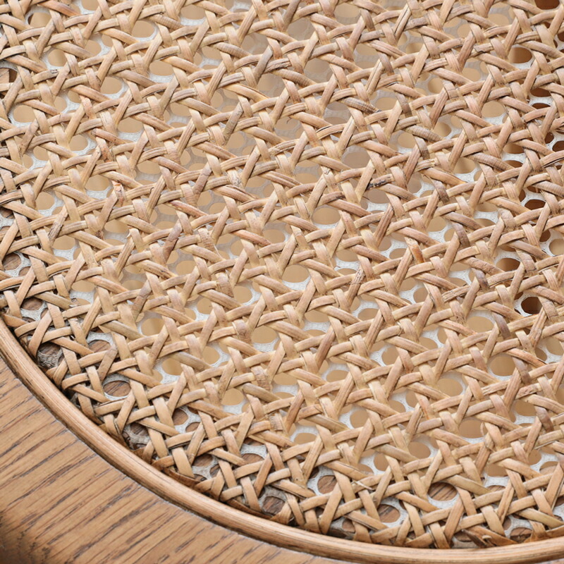 楽天市場】ネストテーブル RattanMix／BR 円形 ブラウン 北欧 オーク