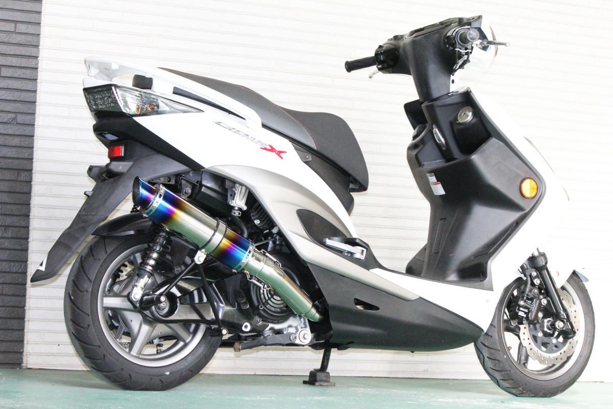 楽天市場】HMS ヤマハ シグナスX125 台湾5期仕様 バイクマフラー O2