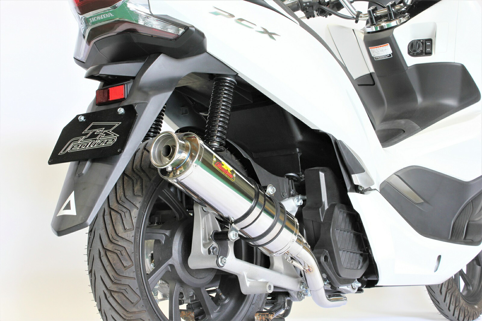 楽天市場】Realize PCX125 PCX150 バイクマフラー 2BJ-JF81 2BK-KF30
