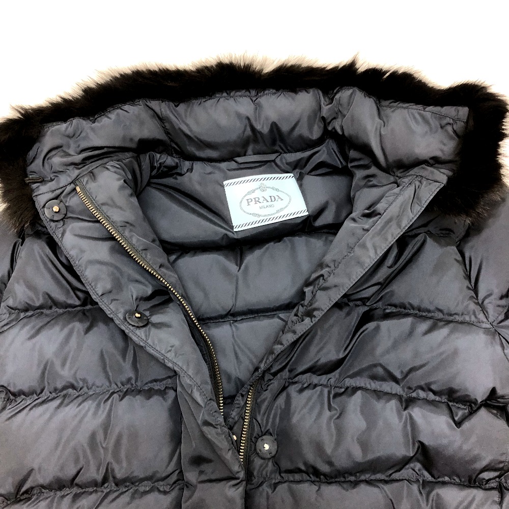 楽天市場】PRADA プラダ ファー ダウンジャケット ダウン /ナイロン