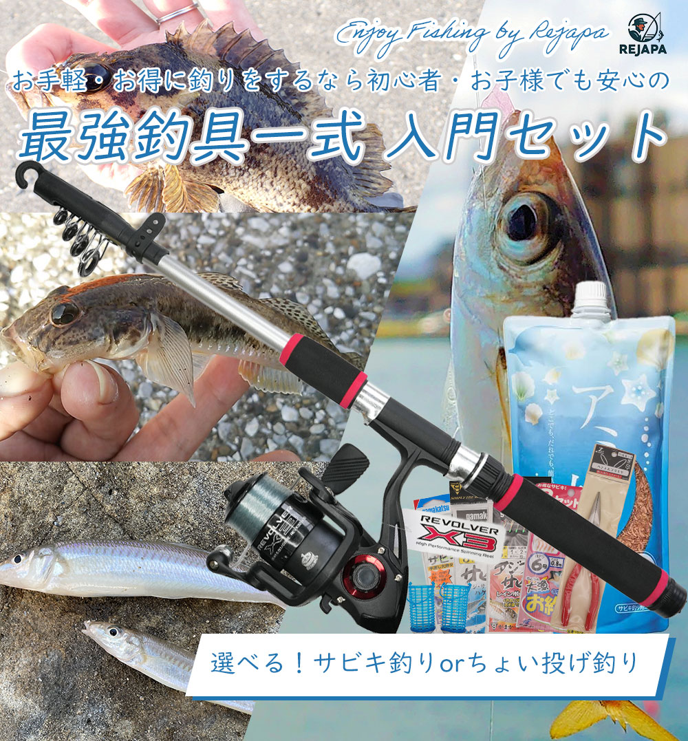 楽天市場】【導入・入門セット】サビキ釣りセット 投げ釣りセット