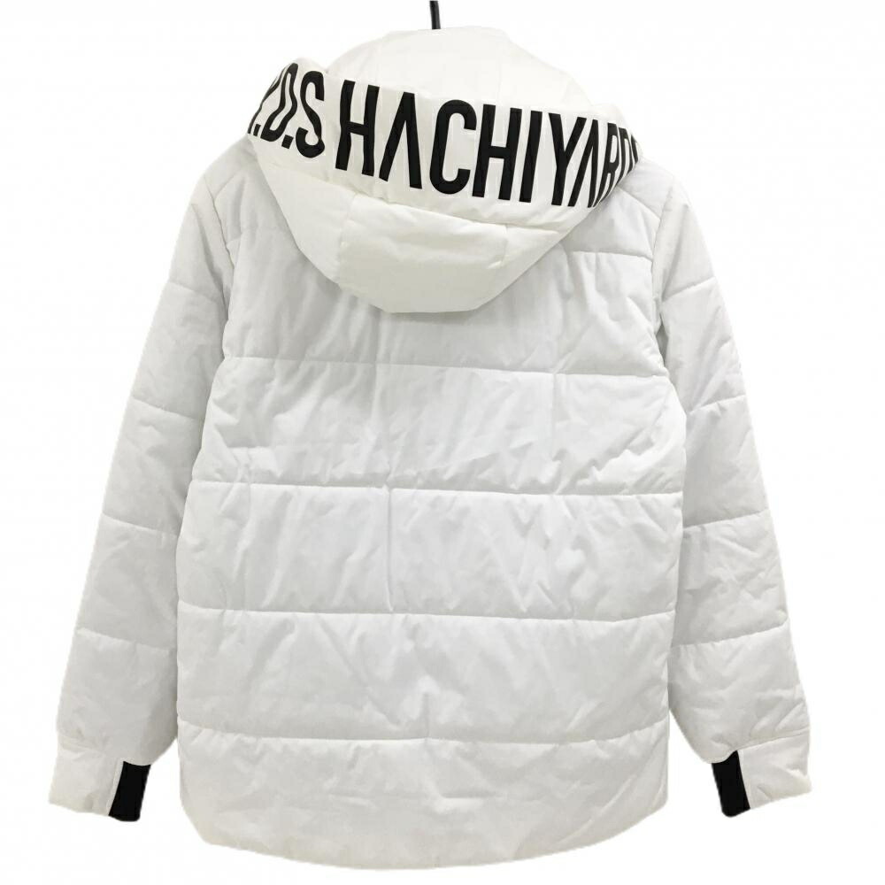 楽天市場】【超美品】ハチヤーズ 2WAY中綿ジャケット 白×黒 ラバーロゴ
