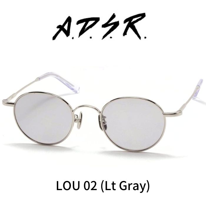 楽天市場】A.D.S.R. adsr サングラス LOU ルー 02 Silver シルバー
