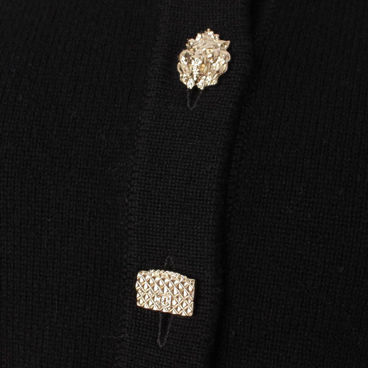 楽天市場】【シャネル】Chanel カシミヤ アイコンボタン カーディガン