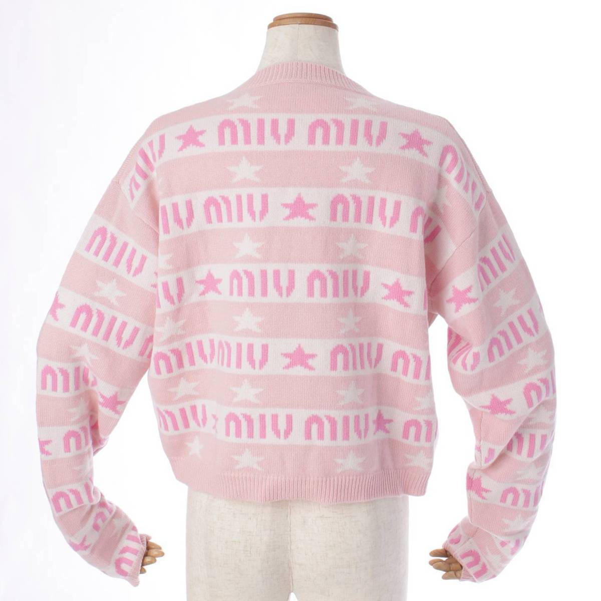 楽天市場】【ミュウミュウ】Miu Miu 21年 カシミヤ ロゴ ジャカード