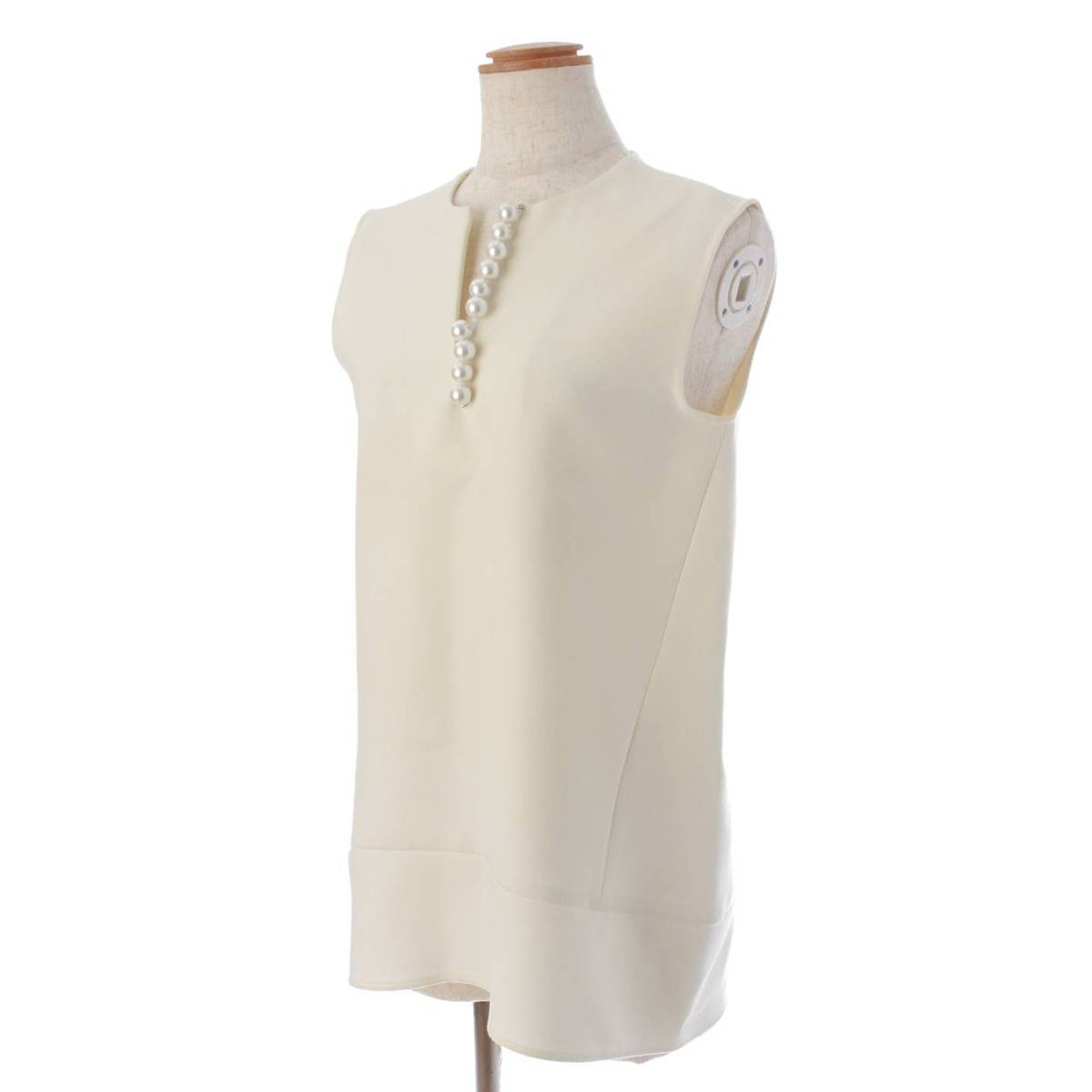 楽天市場】【ヨーコチャン】YOKO CHAN パール ノースリーブ ブラウス