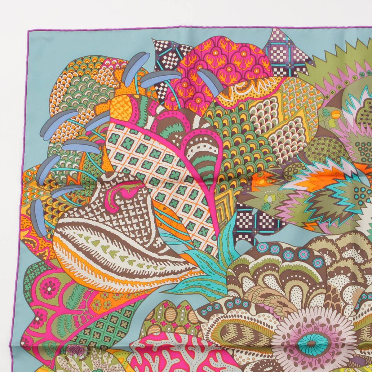 楽天市場】【エルメス】Hermes カレ90 FLEURS DINDIENNES インドの花