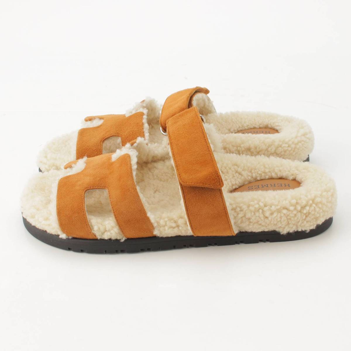 楽天市場】【エルメス】Hermes シプレ スエード ムートン キャメル