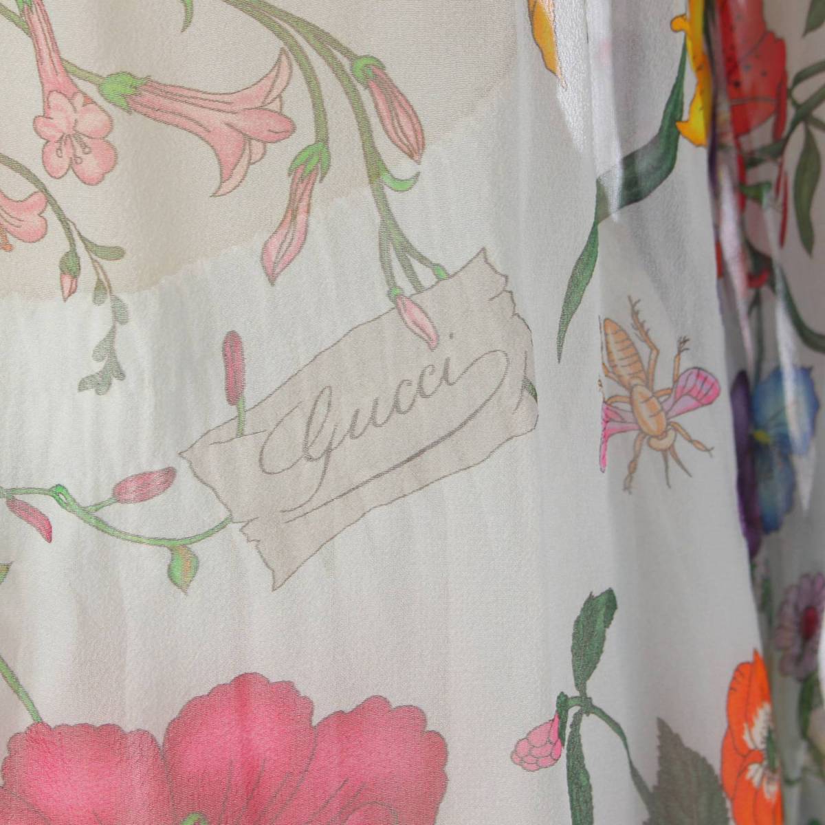 楽天市場】【グッチ】Gucci 14年 フローラ シルク ブラウス シャツ