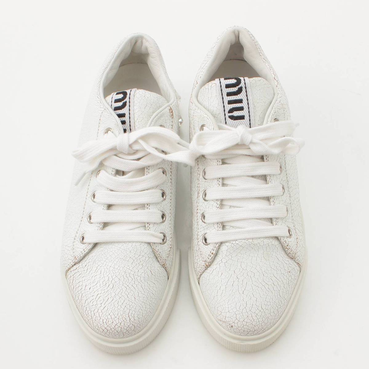 楽天市場】【ミュウミュウ】Miu Miu ロゴ クリスタル クラック加工