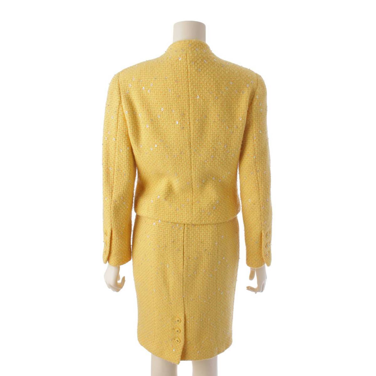 楽天市場】【シャネル】Chanel 96P ツイード スパンコール ジャケット