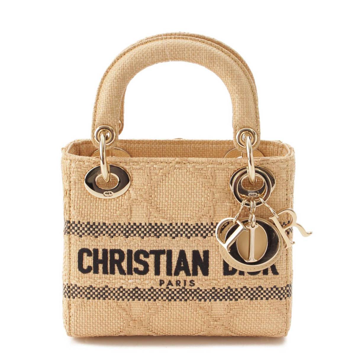 楽天市場】【ディオール】DIOR レディディオール ラフィア ミニ 2way