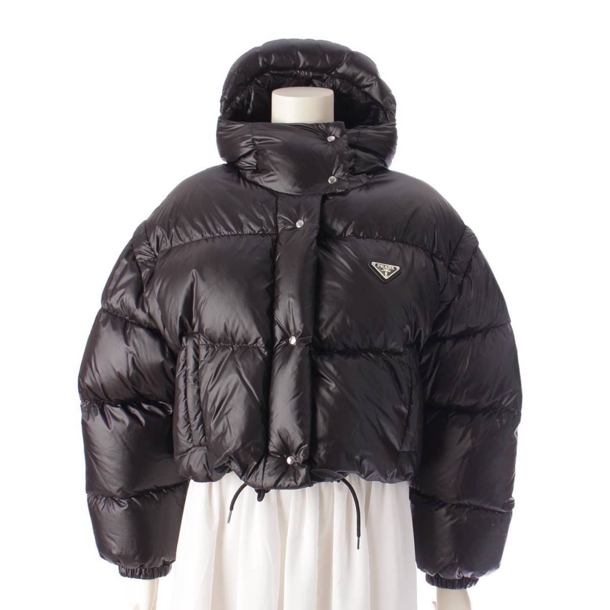 楽天市場】【プラダ】Prada 22年 コンバーチブル クロップド フード