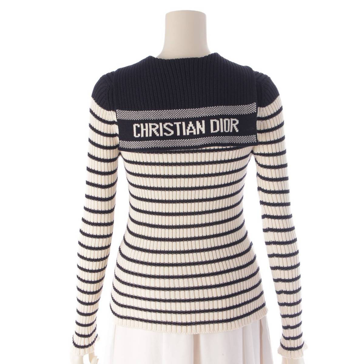 楽天市場】【ディオール】DIOR セーラーカラー ロゴ ボーダー 長袖