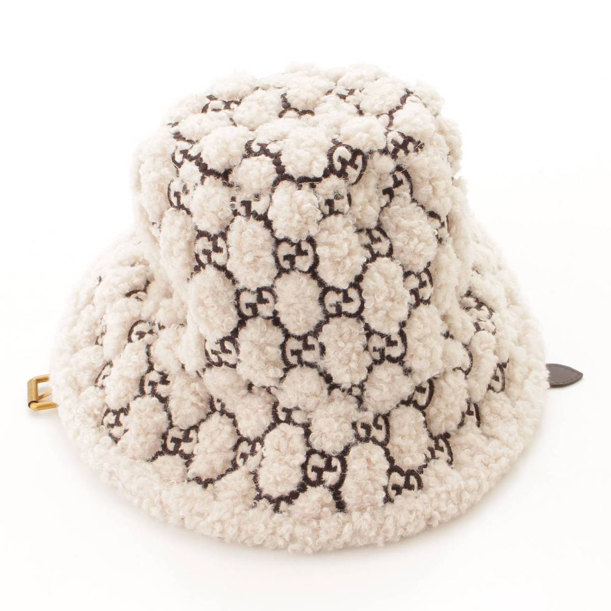 楽天市場】【グッチ】Gucci GG イヤーフラップ ファー ハット ベルト