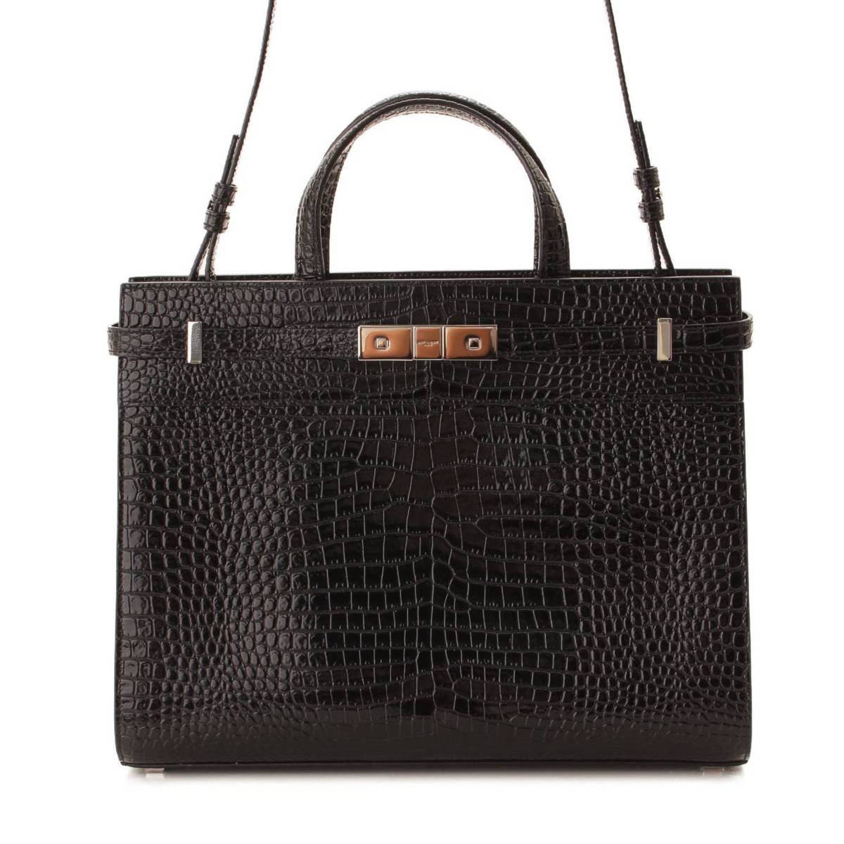 楽天市場】【サンローラン】SAINT LAURENT マンハッタン クロコ型押し