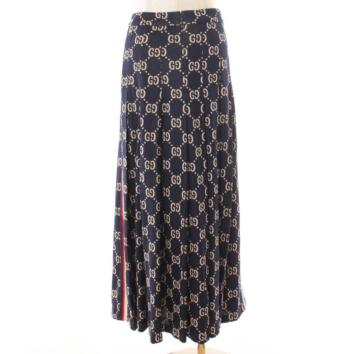 楽天市場】【グッチ】Gucci GG プリーツ ロングスカート 552669