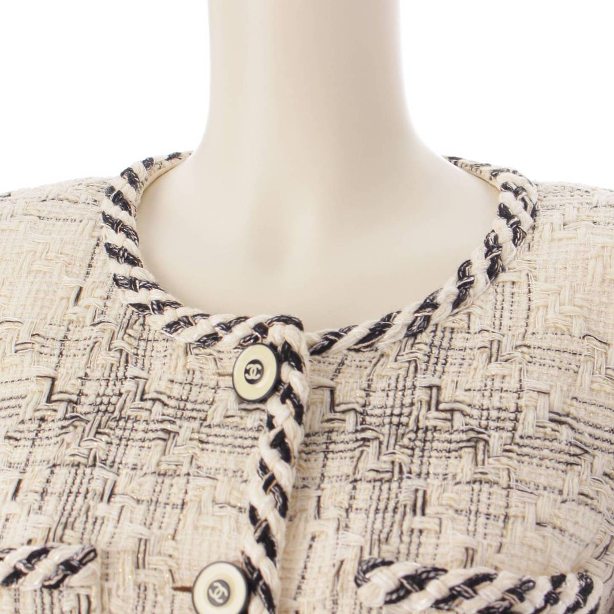 楽天市場】【シャネル】Chanel ココマーク ウール シルク混 ツイード