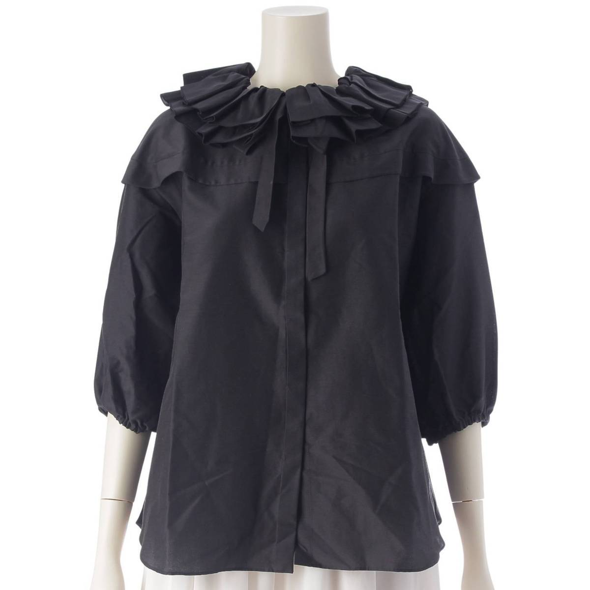 楽天市場】【ドゥロワー】DRAWER フリルギャザー リボン ブラウス