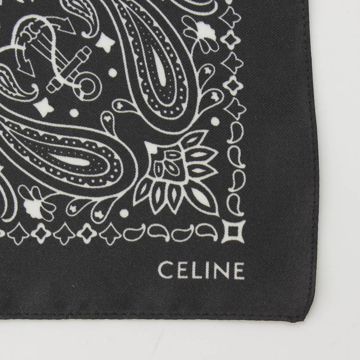楽天市場】【セリーヌ】Celine ペイズリー柄 シルク スカーフ ハンカチ