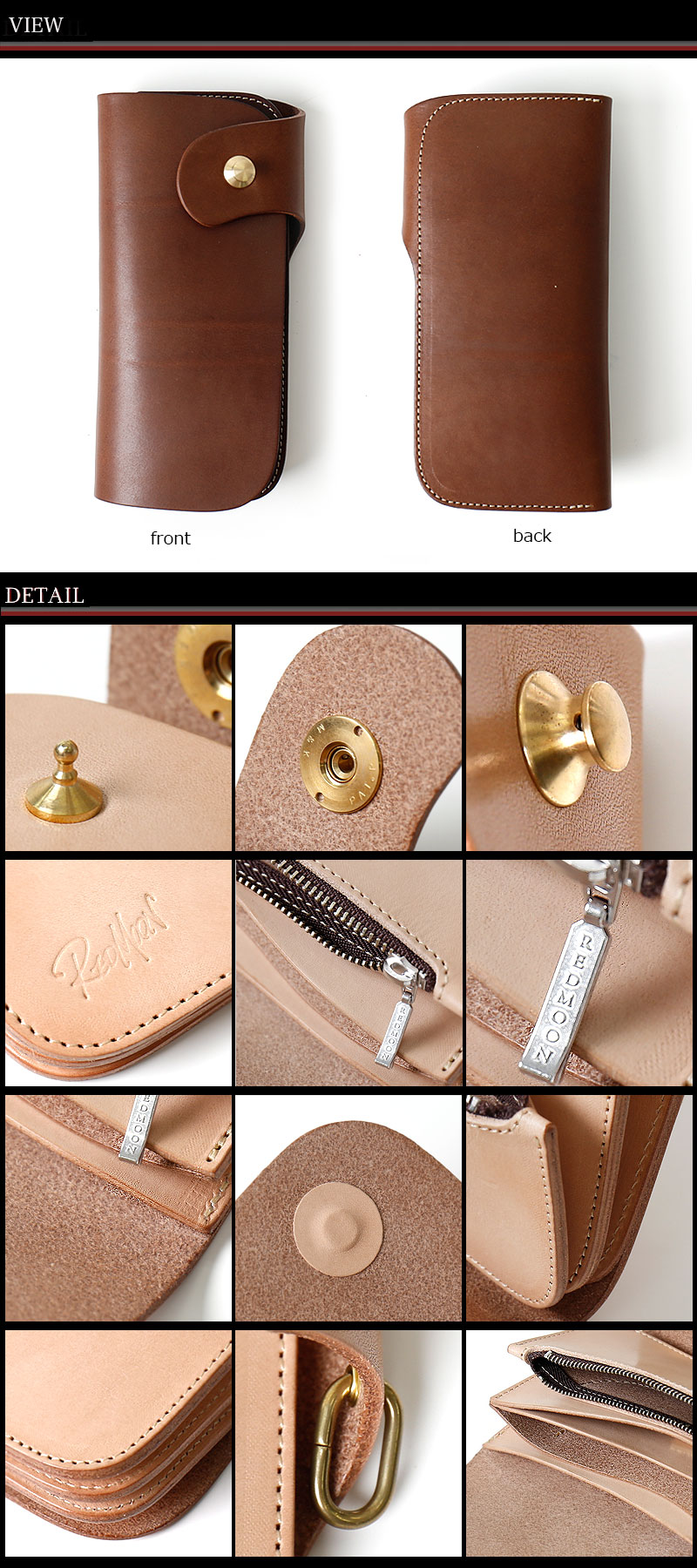 楽天市場】REDMOON レッドムーン スナップロック・ロングウォレット