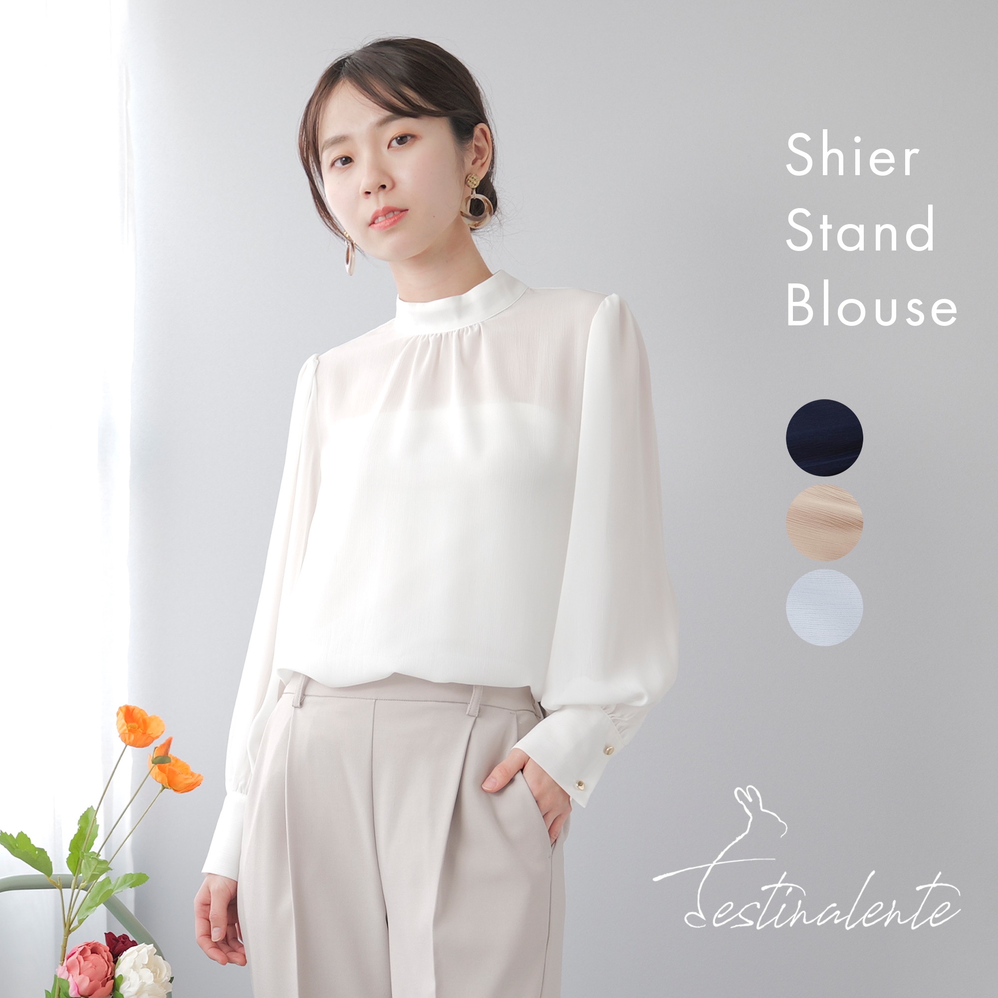 楽天市場】＼スーパーSALE 30%OFF／ブラウス 長袖 レディース 透け感