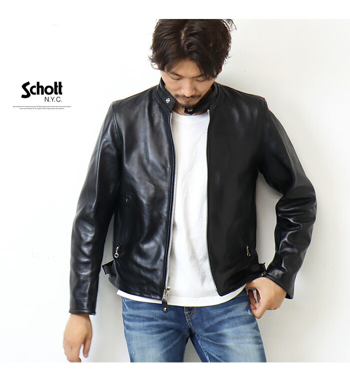 楽天市場】Schott ショット 70'S シングル ライダース ライダース