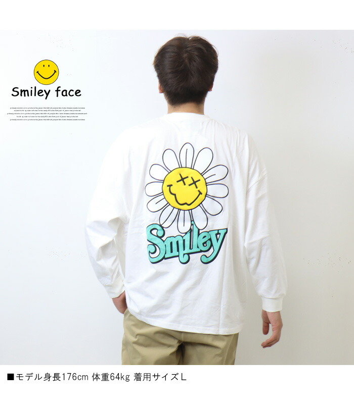 楽天市場】SMILEY FACE スマイリーフェイス デイジー柄 プリント