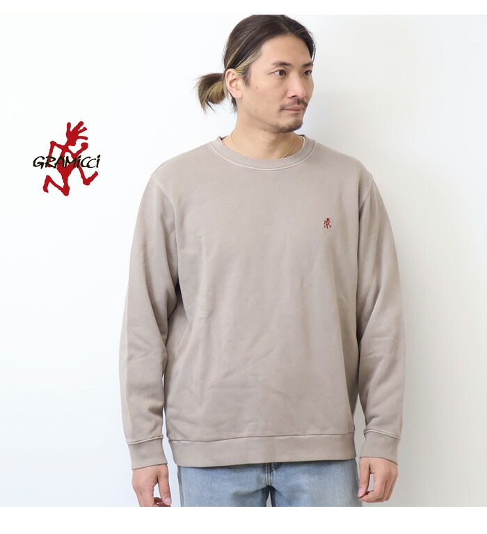 楽天市場】GRAMICCI グラミチ ワンポイント クルーネックスウェット