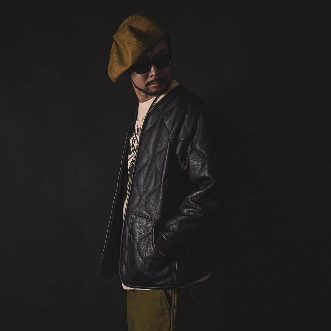 楽天市場】残りMサイズのみ ギャングスタービル レザー キルティング